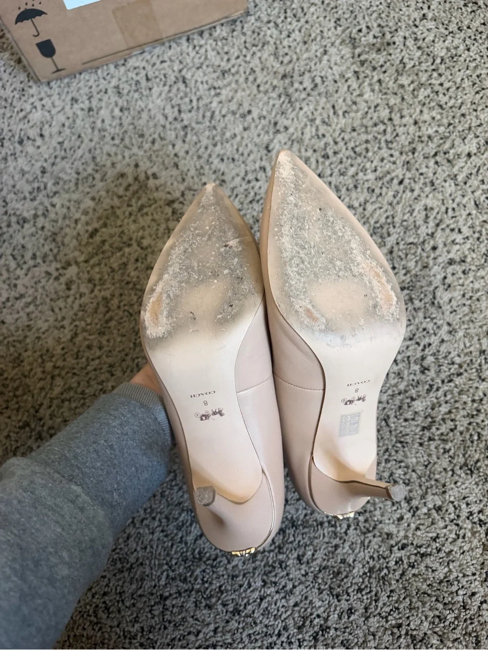 Nude Coach Wiley Pumps